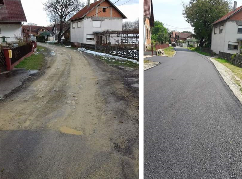 asfalt prije i poslije